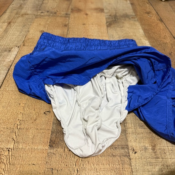 Free People Movement The Way Home Blue Athletic Shorts Built in Panty Women's M - Picture 6 of 14